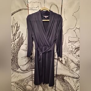 Fun And Flattering Black Midi Dress